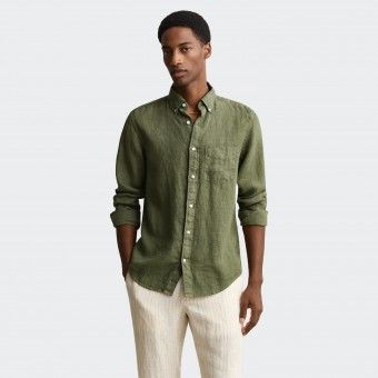 Gant Regular Linen Shirt GMNT Dyed