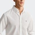 Camisa Gant Regular Seersucker Camisa Gant Regular Seersucker