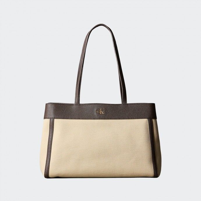 Bolso bandolera Calvin Klein Cotton Canvas Tote Bag