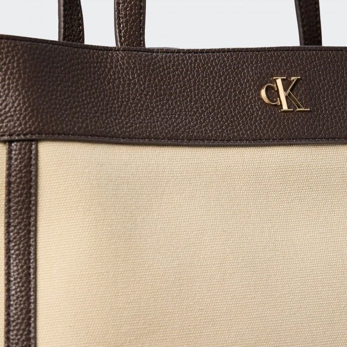 Bolso bandolera Calvin Klein Cotton Canvas Tote Bag