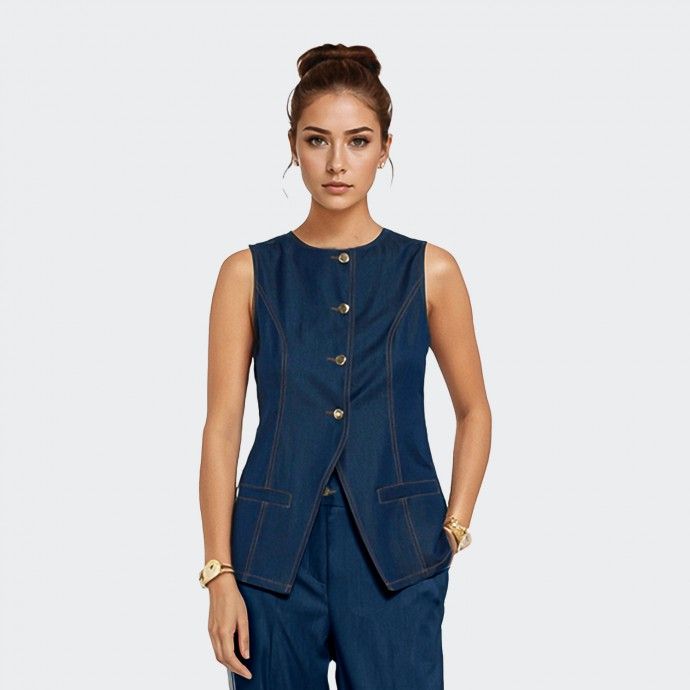Goa Goa Denim Waistcoat