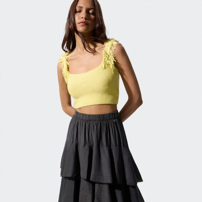 BSB Knitted Crop Top