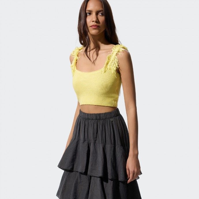 BSB Knitted Crop Top