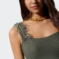 Crop top de punto BSB Crop top de punto BSB