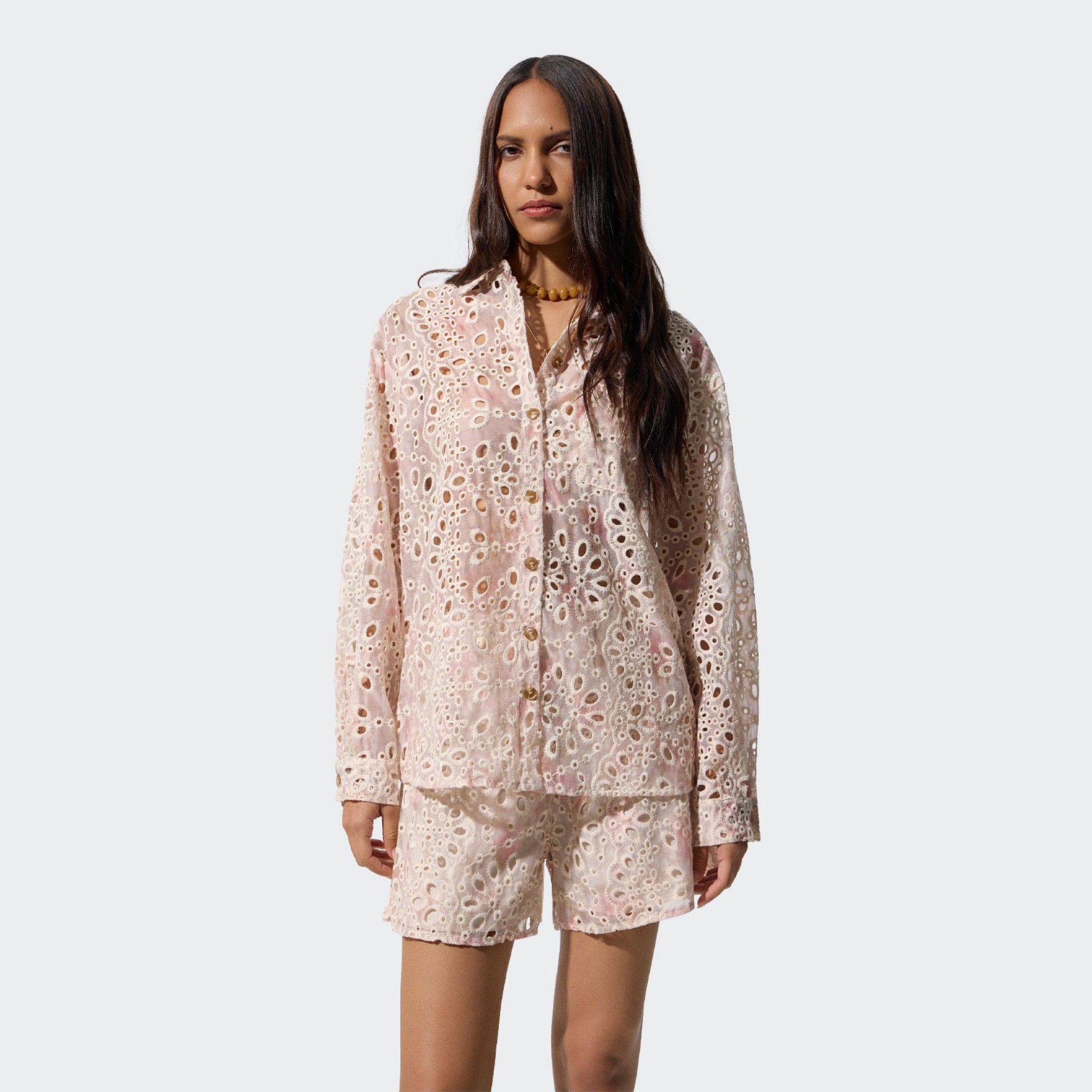BSB Embroidered Shirt and Shorts Set