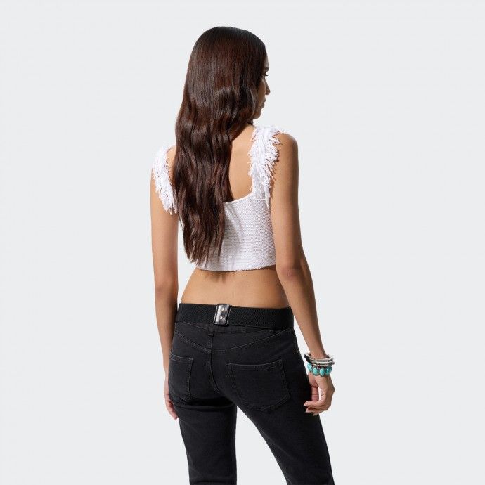 Crop top de punto BSB