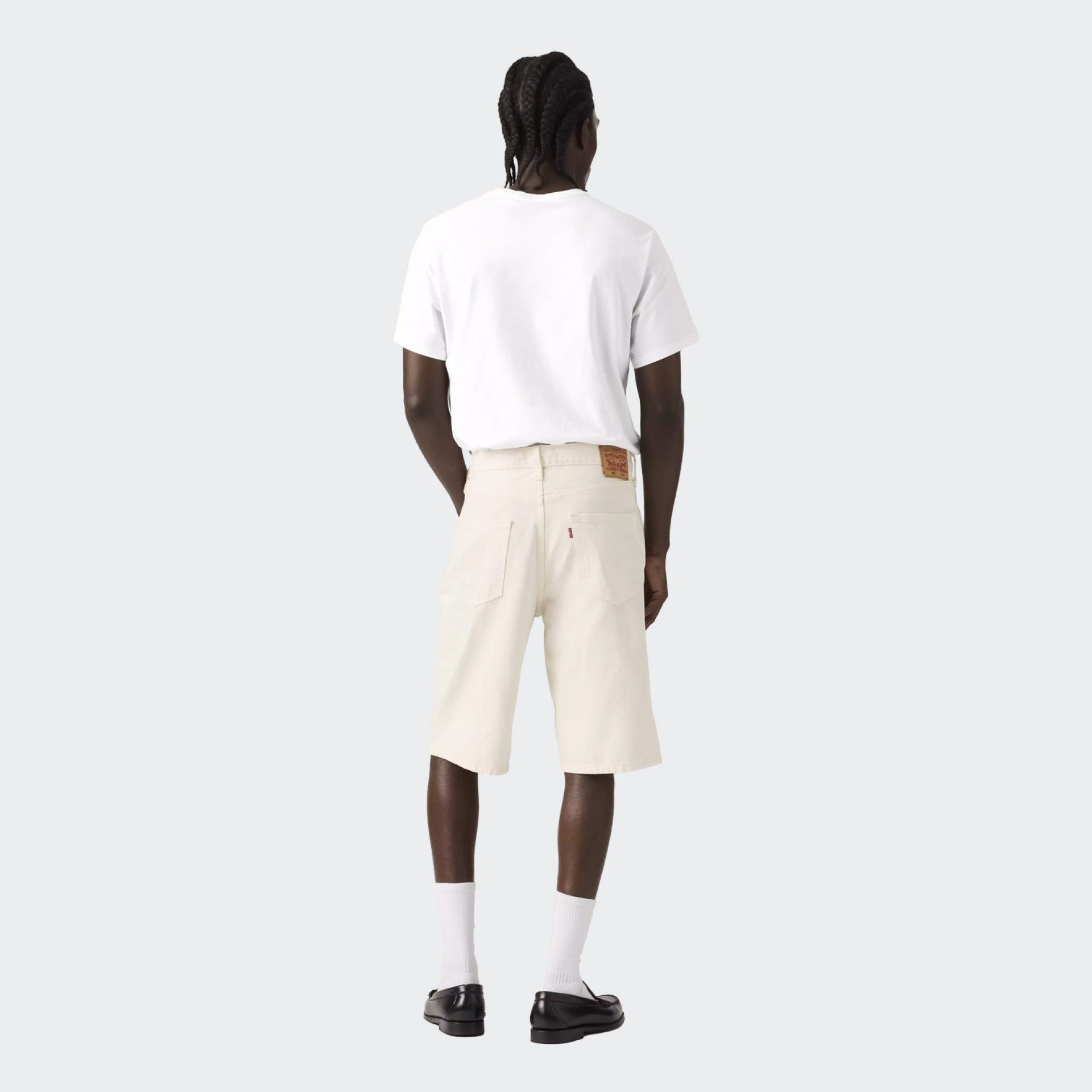 Calções Levis 469 Loose Shorts Ecru Bone