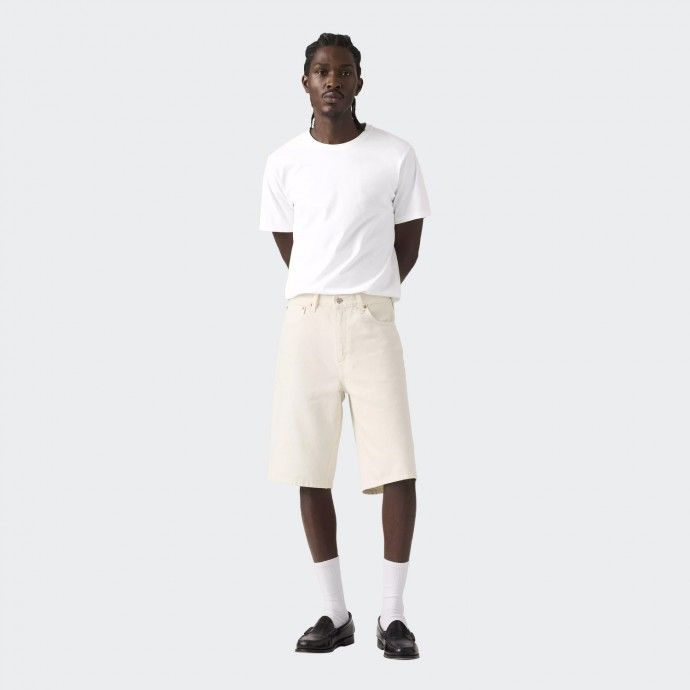 Calções Levis 469 Loose Shorts Ecru Bone