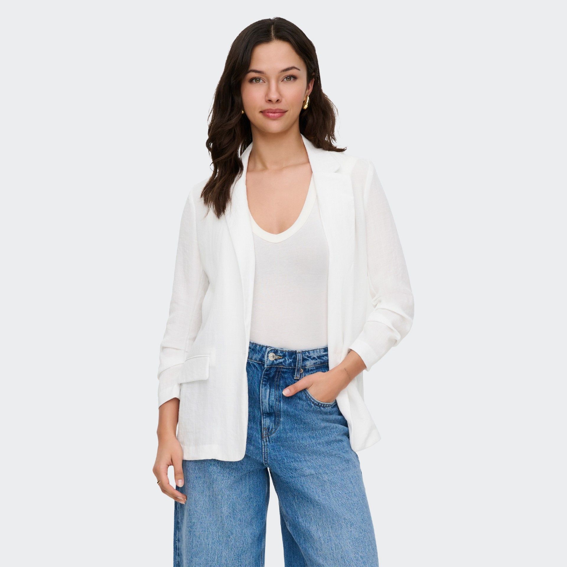Blazer de lino de Only