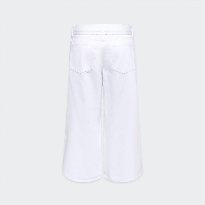 White Denim Only Culottes