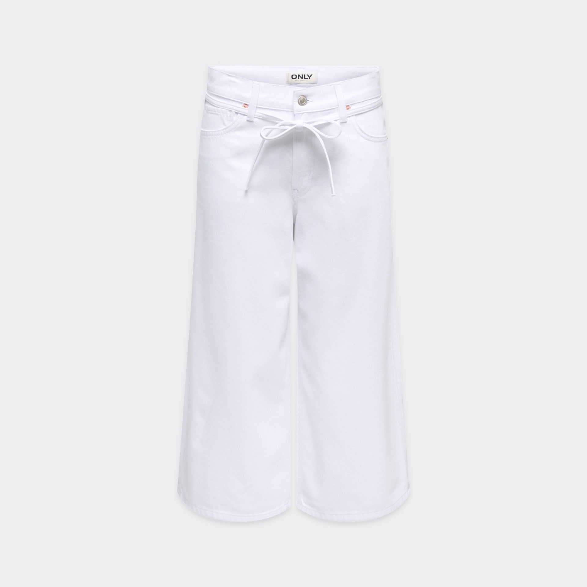 White Denim Only Culottes