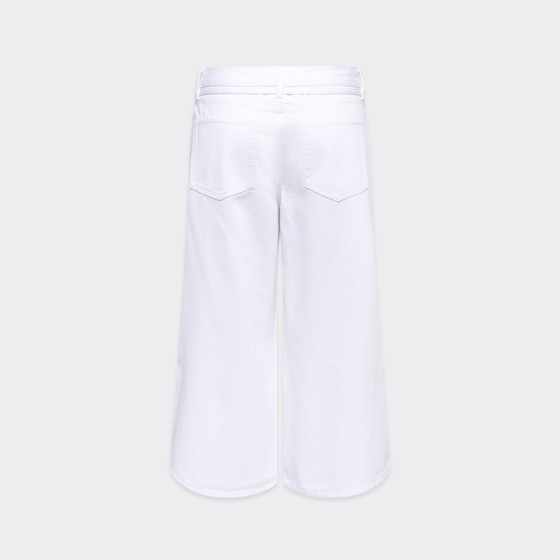White Denim Only Culottes