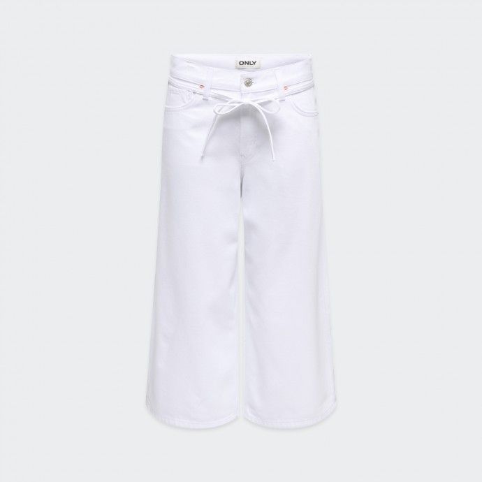 White Denim Only Culottes