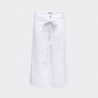 White Denim Only Culottes