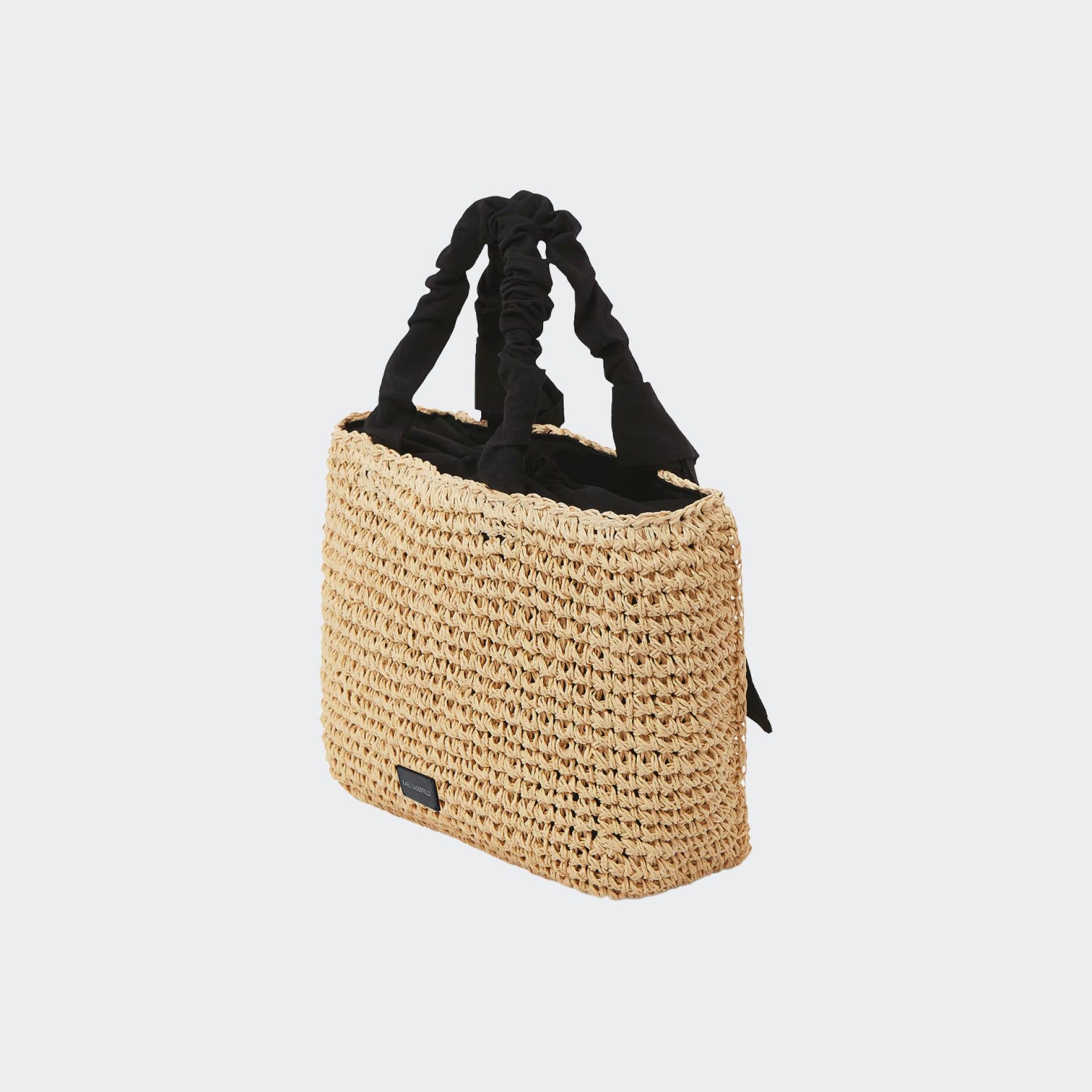 Karl Lagerfeld Raffia Shoulder Bag