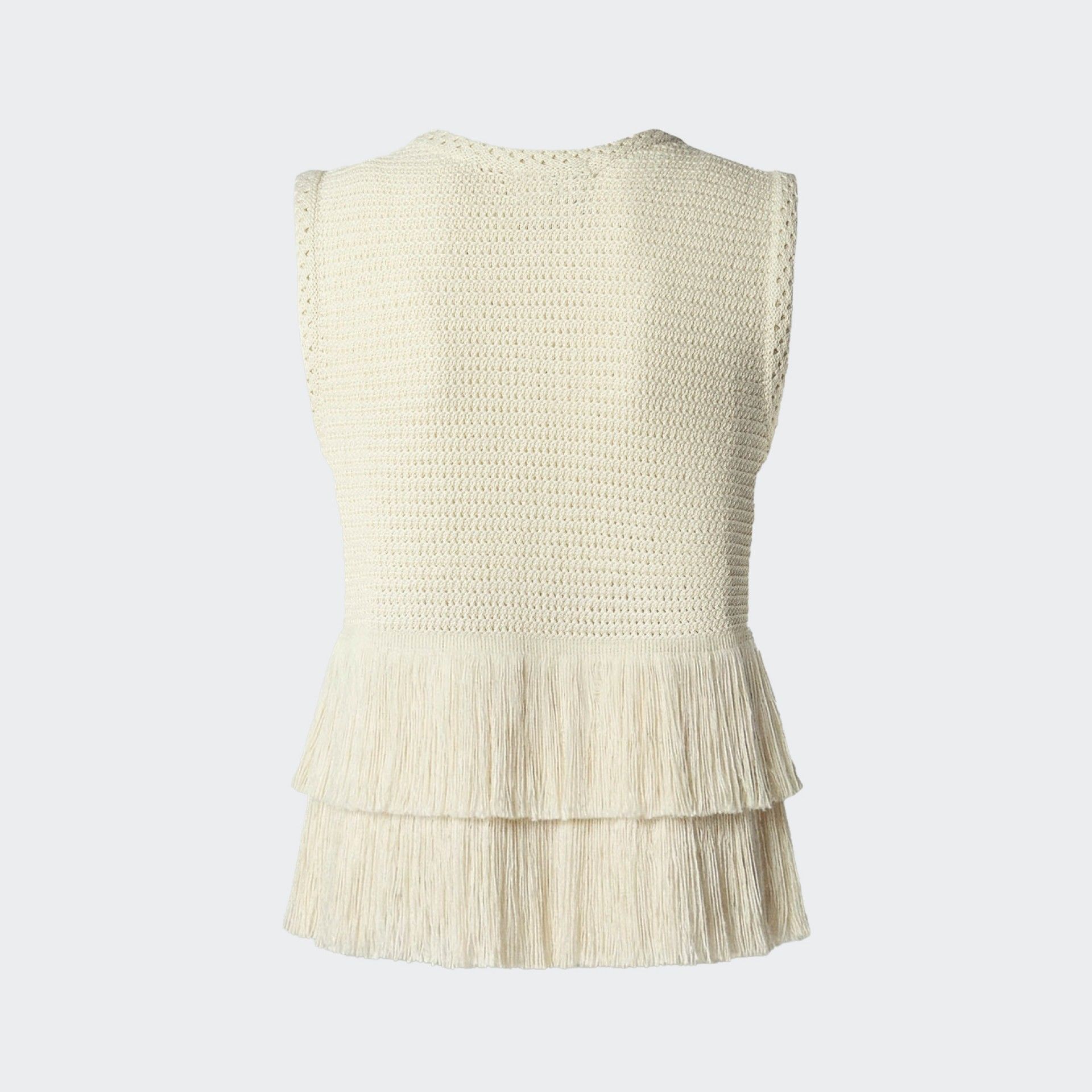 Colete em Crochet com Franjas Pepe Jeans
