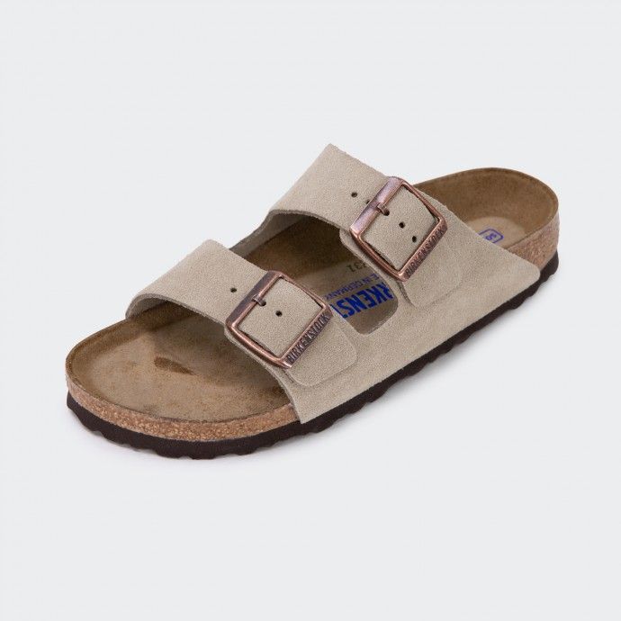 Sandales Birkenstock Arizona SFB Légères Taupe