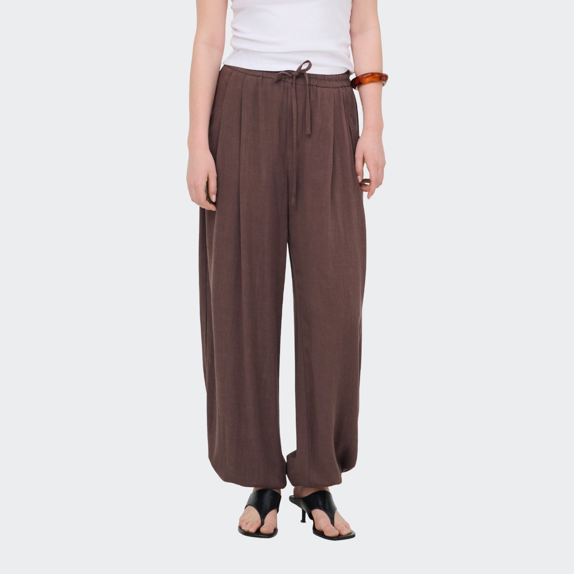 Pantalon en lin Only