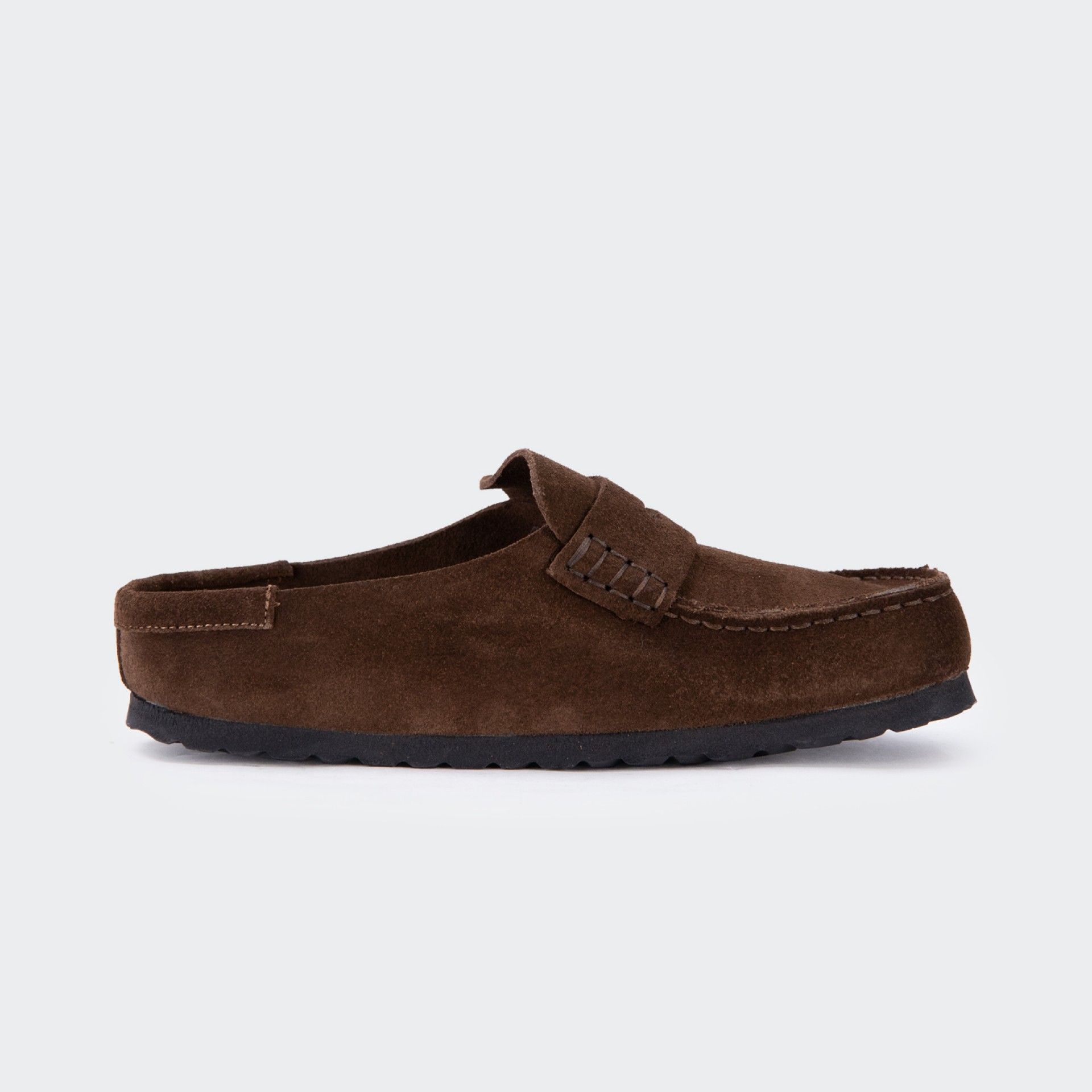 Birkenstock Naples Wrapped Suede Clogs