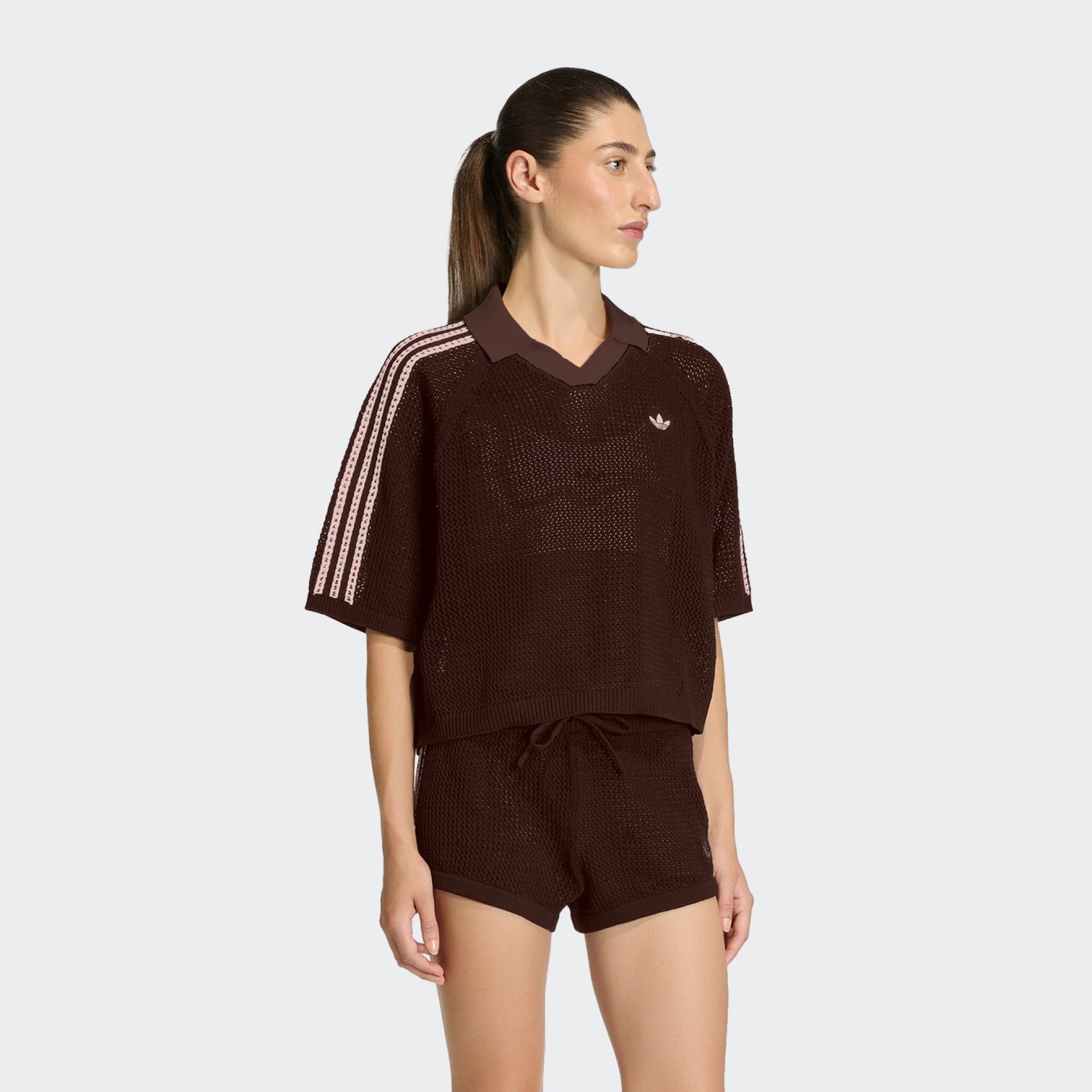 Adidas Crochet Polo Shirt