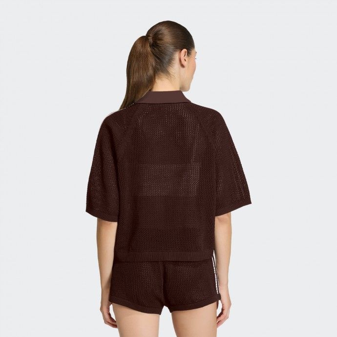 Adidas Crochet Polo Shirt