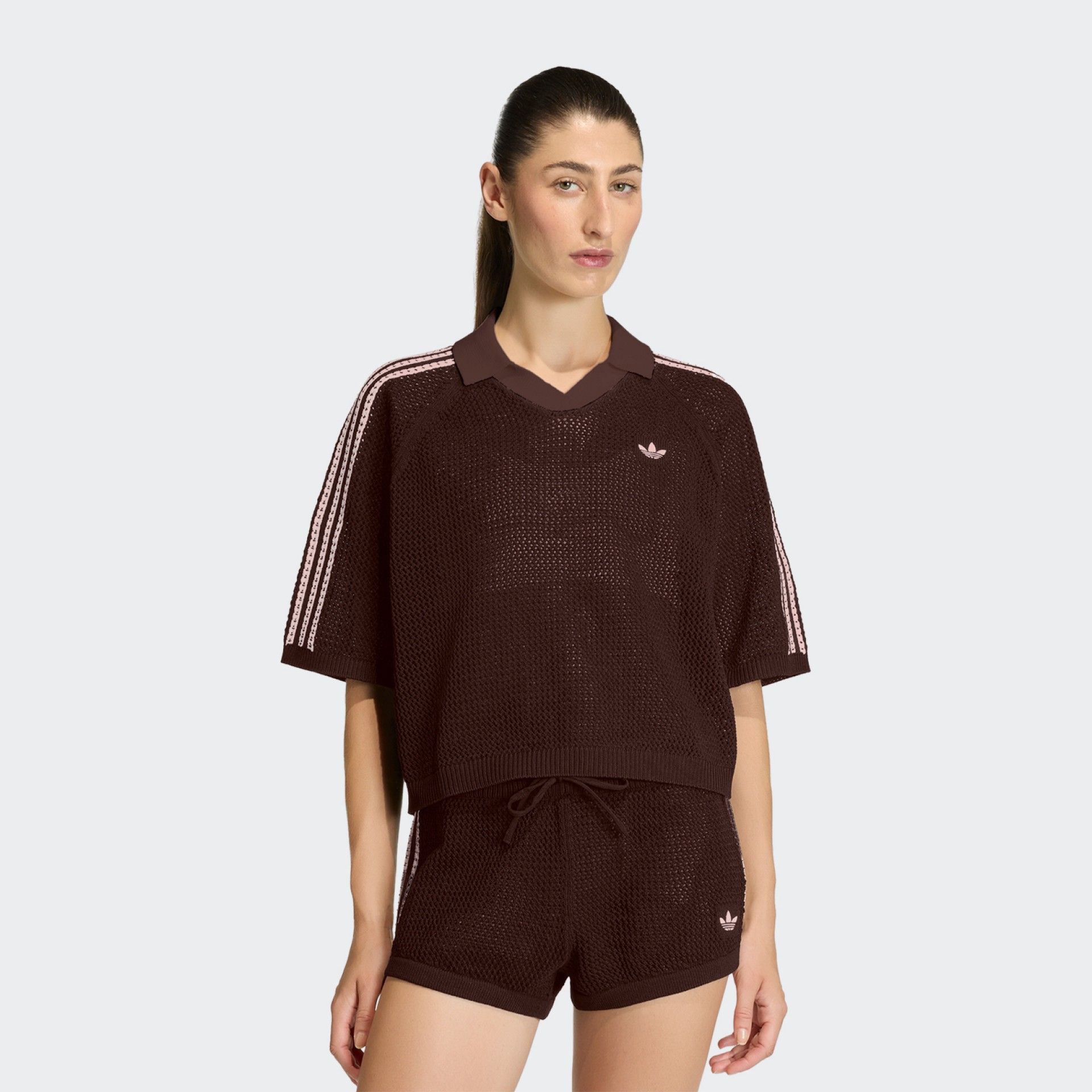 Adidas Crochet Polo Shirt