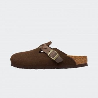 Birkenstock Boston Braided Suede Leather Sandals