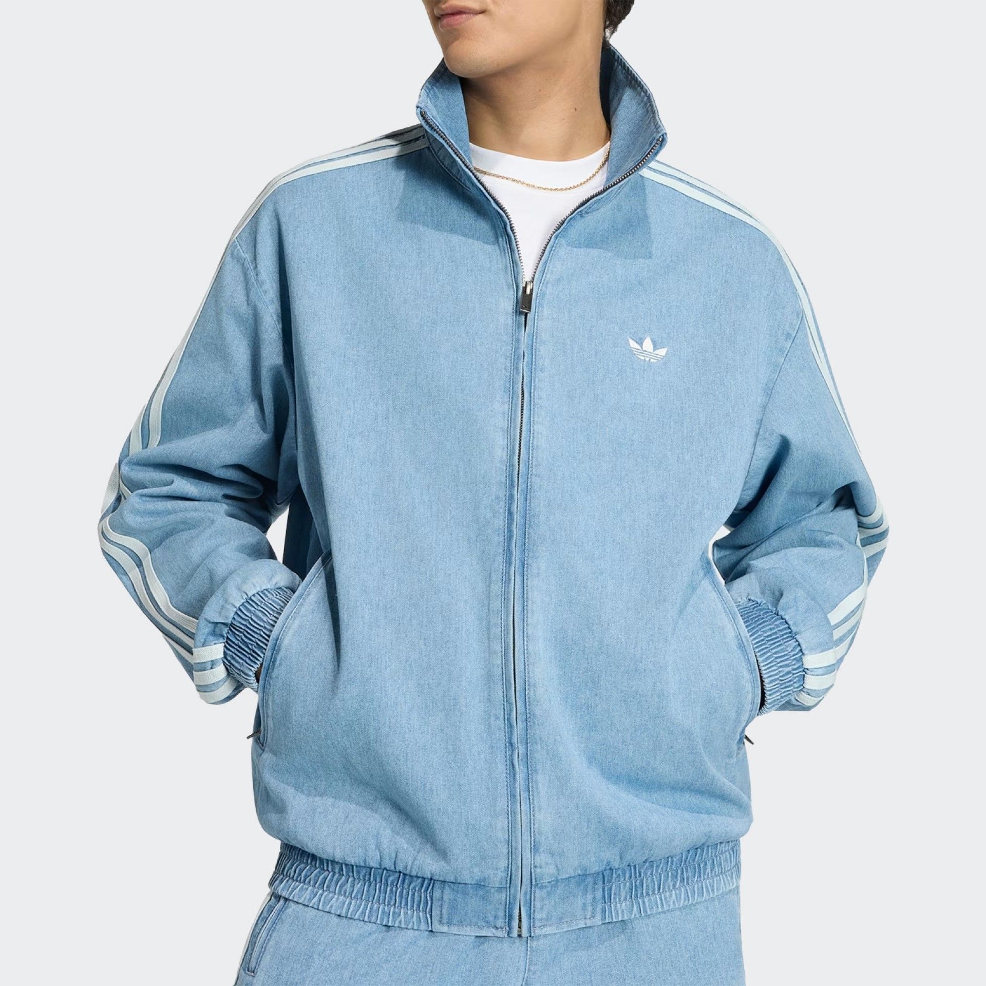 Adidas Firebird denim jacket