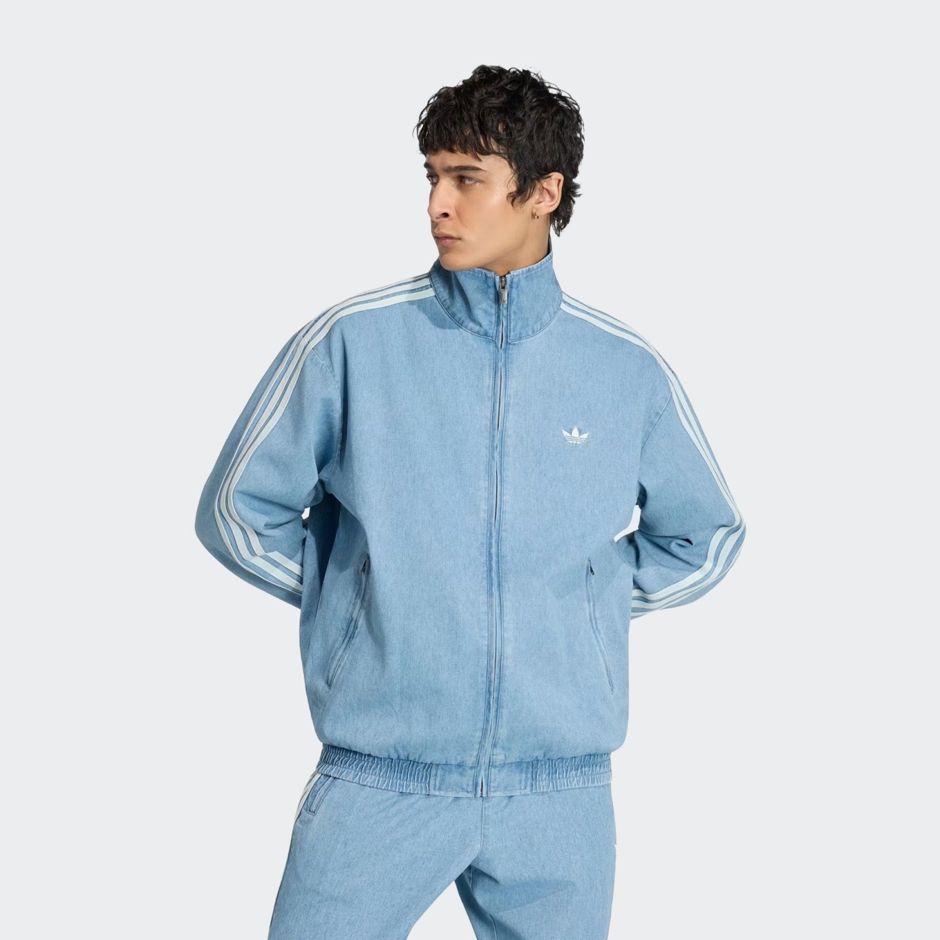 Adidas Firebird denim jacket