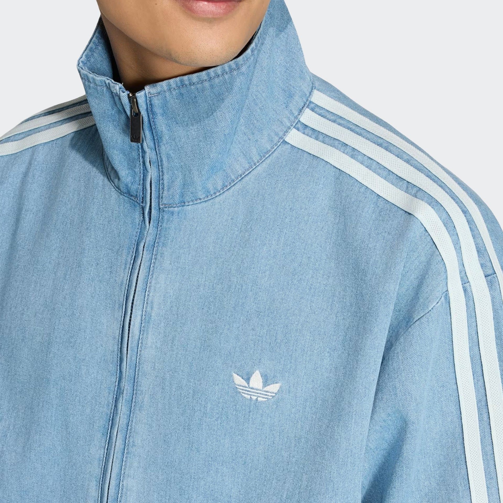Adidas Firebird denim jacket