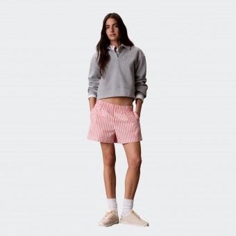 Pantalones cortos de popelín a rayas de Calvin Klein Pantalones cortos de popelín a rayas de Calvin Klein
