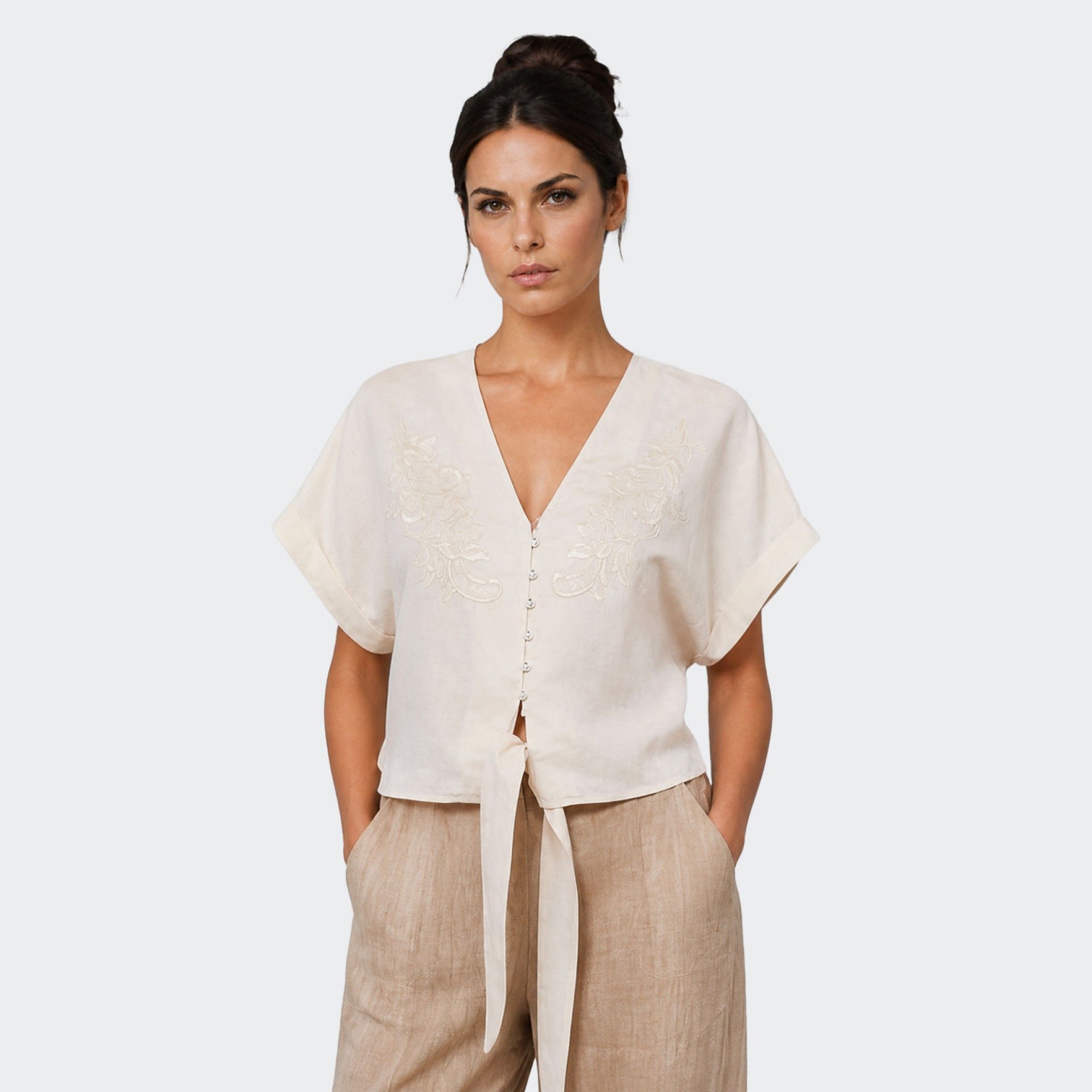 Goa Goa Embroidered Blouse