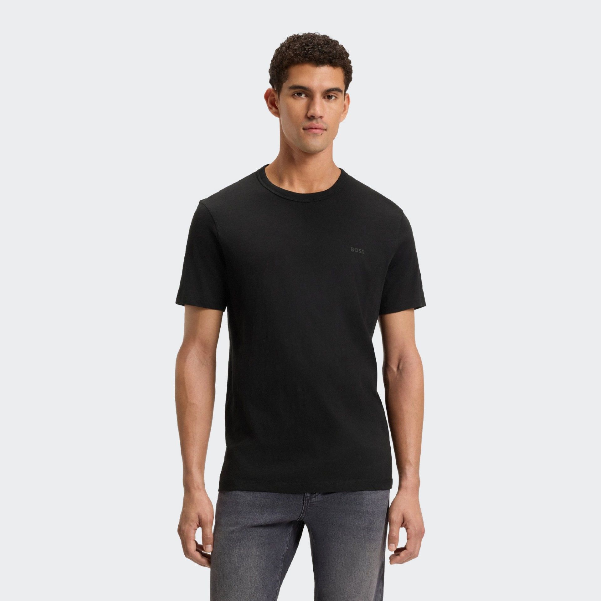 Camiseta Regular Fit Logo Boss