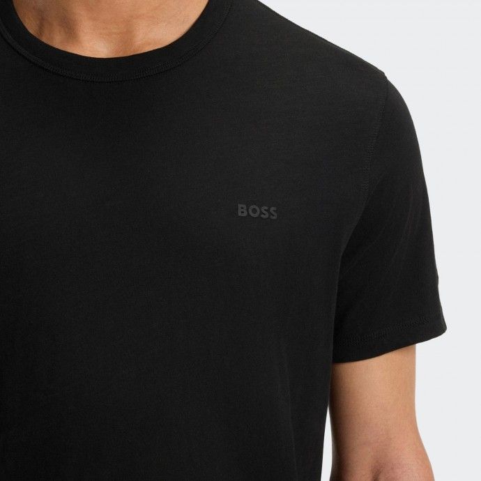 Camiseta Regular Fit Logo Boss