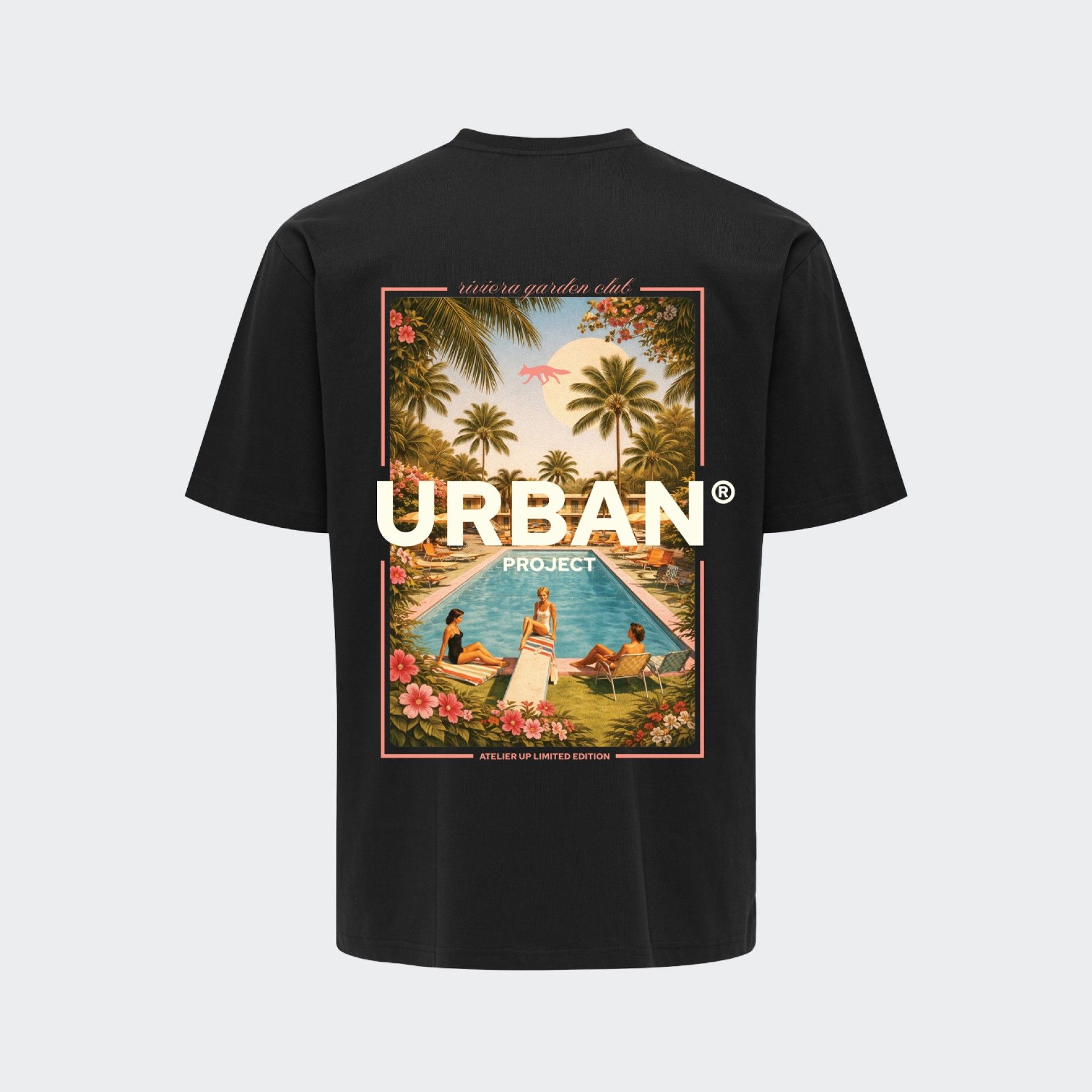 T-shirt Urban Project Riviera Garden Club