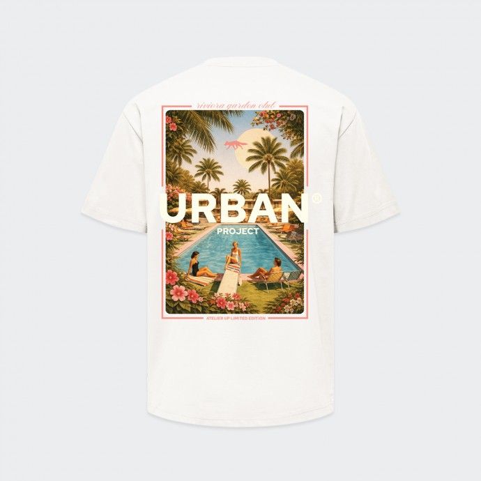T-shirt Urban Project Riviera Garden Club