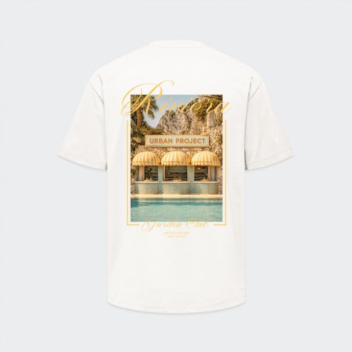 T-shirt Urban Project Riviera Garden Club