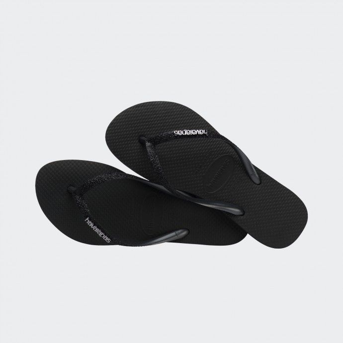 Chausson Havaianas Slim Glitter II Noir
