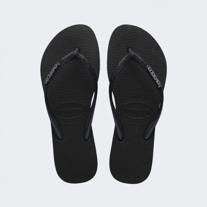 Chausson Havaianas Slim Glitter II Noir