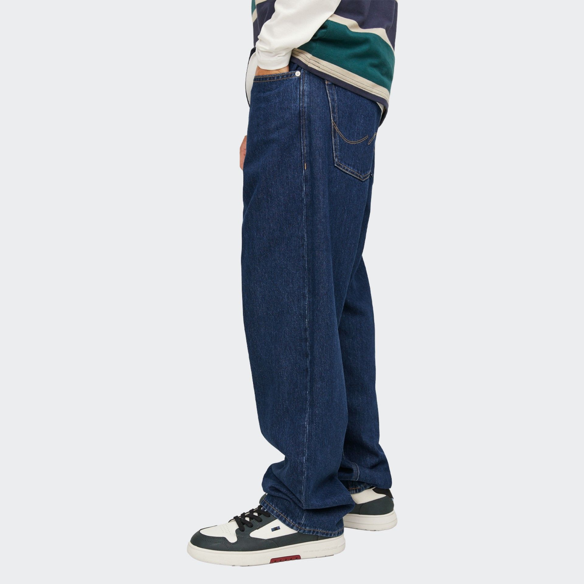 Calças de Ganga Jack & Jones Erkek Eddie 924 Loose Fit