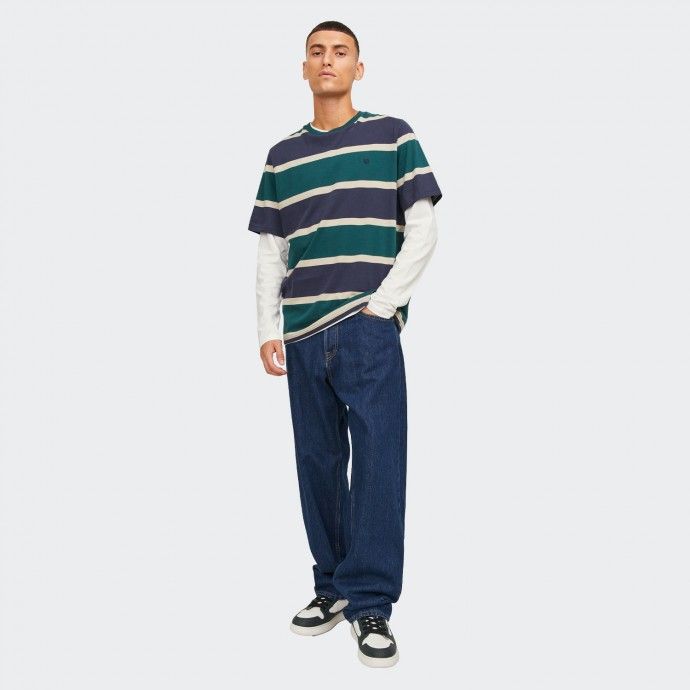 Calças de Ganga Jack & Jones Erkek Eddie 924 Loose Fit