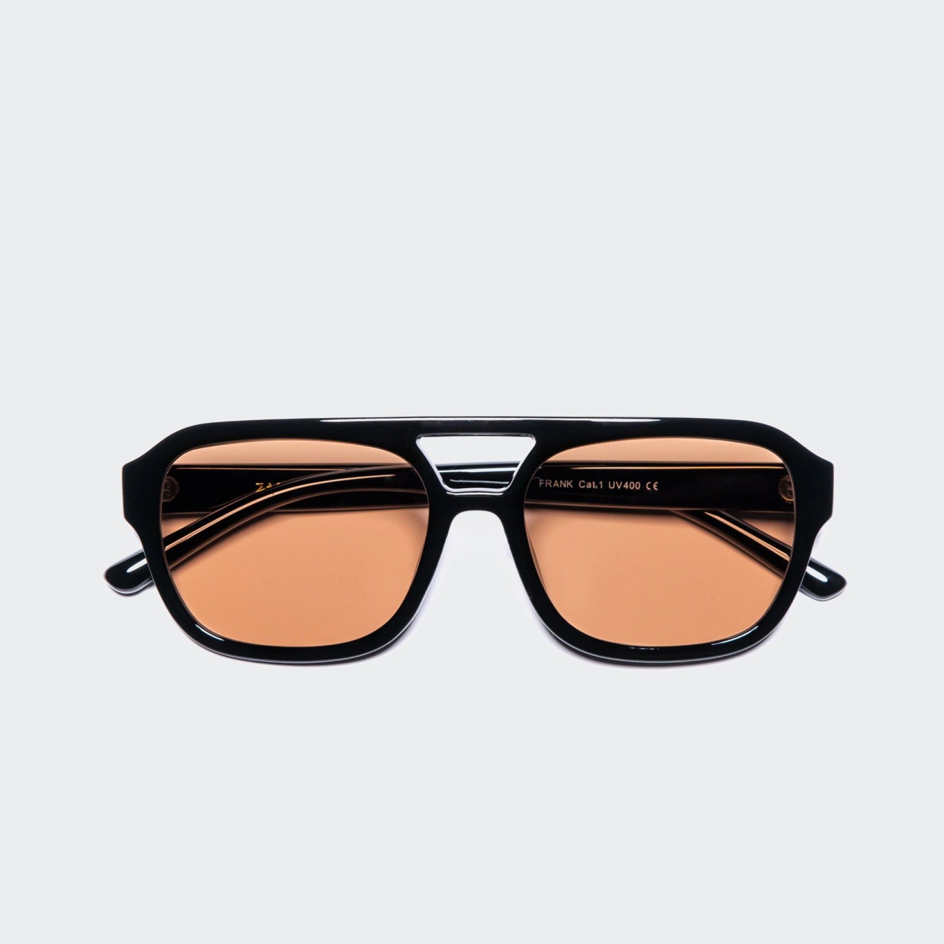 Lunettes de soleil Zadok Eyewear Frank Black Peach