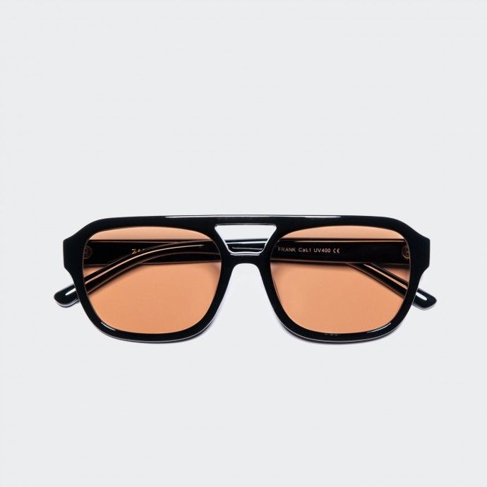 Lunettes de soleil Zadok Eyewear Frank Black Peach