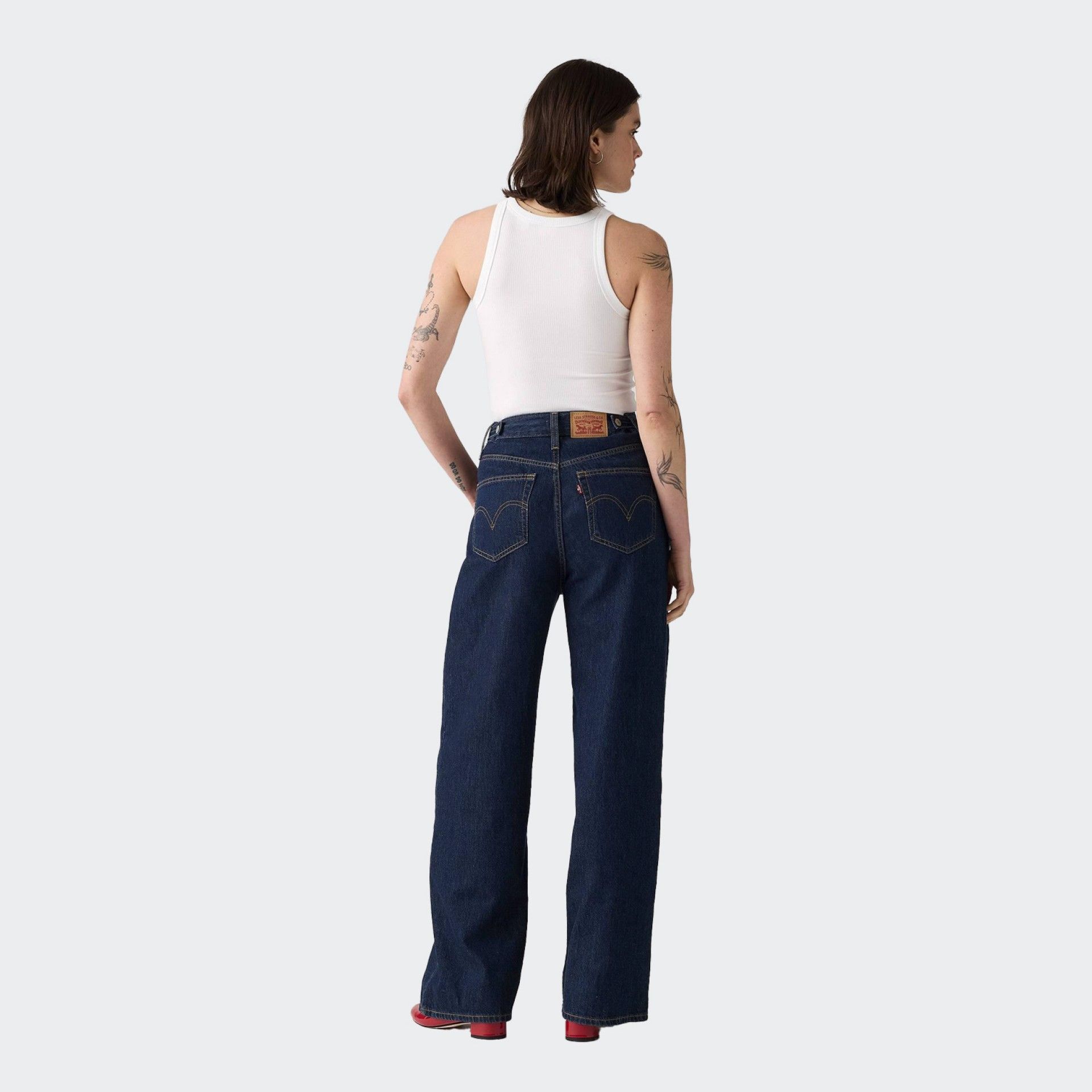 Calças de Ganga Levis Cinch Baggy