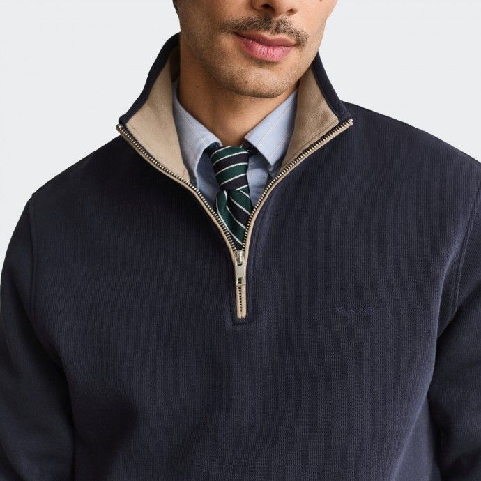 Jersey Gant con media cremallera