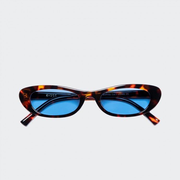 Lunettes Zadok Eyewear SOPHIA TORTOISE BLUE